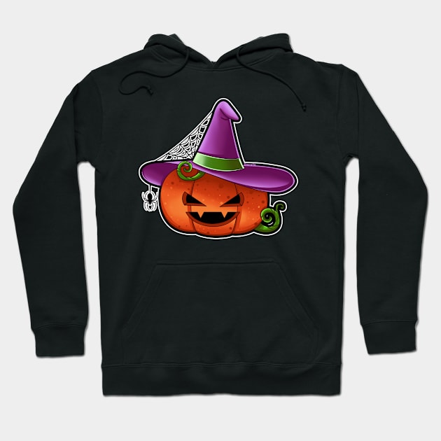 Halloween Pumpkin Hoodie by Dracuria